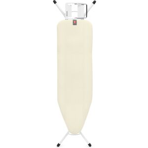 Brabantia Steam Iron Rest vasalódeszka 1240x380mm - B méret, kinyitható vasalótámasz, D=22mm fehér váz, ekrü huzat - 347764 131654443 - Vasalódeszka és Vasalódeszka huzat