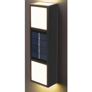 Set 2 lampi solare de perete, control inteligent al luminii