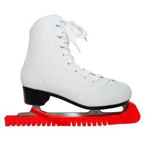 Műkorcsolya protektorok műanyag piros - 1 pár