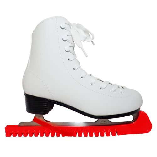 Műkorcsolya protektorok műanyag piros - 1 pár