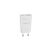 AVAX CH641W NANO SLIM 30W USB-C (PD3.0)+USB-A (QC3.0) fehér hálózati töltő, hátsó nézet részletekkel