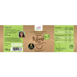 Szafi Reform 2 az 1-ben Kávé Italpor - Gluténmentes, Laktózmentes - 150g 128578446 - Kávé & Kakaó