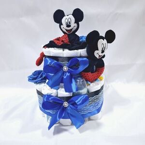 Mickey egér baba box, pelenkatorta 4-8kg pelenkatorony, babaváró csomag 128578444 - Művészet & Hobbi