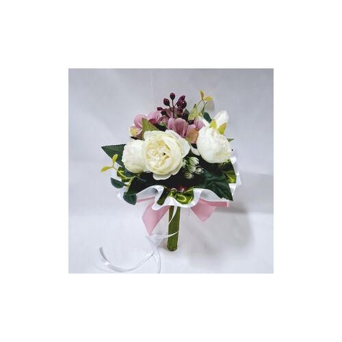 Ünnep rózsával, örökcsokor, virág csokor, kézicsokor, ajándék