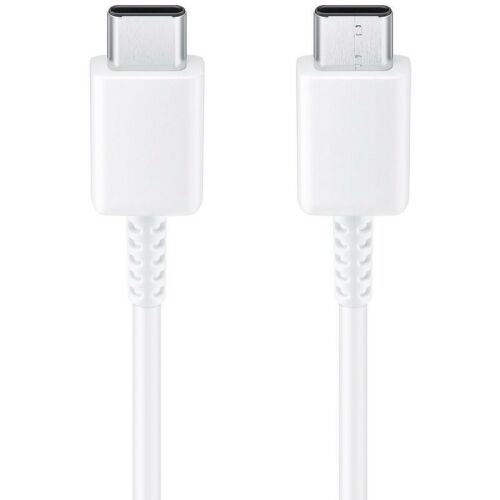 USB Type-C töltő- és adatkábel, USB Type-C, 100 cm, gyorstöltés, Samsung, fehér, gyári, 128586826