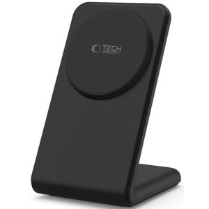 Tech-Protect QI15W-A38 Vezeték Nélküli Töltő Állomás, MagSafe Kompatibilis, Fekete - Tech-Protect