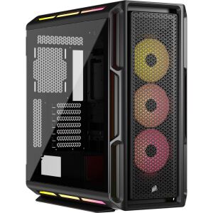 Corsair iCUE LINK 5000T LX RGB Fekete Midi Torony Számítógépház edzett üveg oldallappal - Corsair