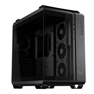 ASUS TUF Gaming GT502 Horizon Fekete PC Ház ARGB ventilátorokkal és edzett üveggel - Számítógépház
