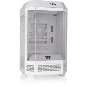 Thermaltake The Tower 250 Snow Mini Tower PC Ház - Fehér, Elölnézet - Számítógépház
