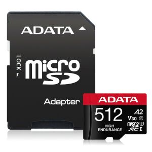 ADATA High Endurance 512 GB MicroSDXC UHS-I Class 10 memóriakártya 128613811 - ADATA