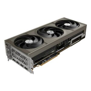 Sapphire NITRO+ Radeon RX 9070 XT Graphics Card Angled View - Sapphire