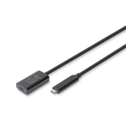 Digitus DA-73112 USB-C - USB-C 3.2 Gen 2 kábel, 5m, fekete