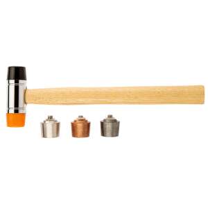 Ersatzkopfhammer mit 4 verschiedenen Köpfen, 250g, 28mm - Neo
