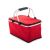 Termikus piknikkosár, bevásárlókosár, összecsukható, piros 128625185