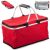 Termikus piknikkosár, bevásárlókosár, összecsukható, piros 128625185