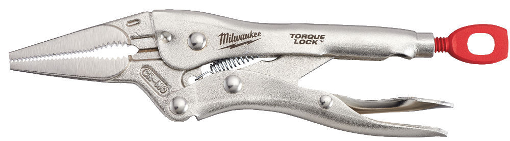 Milwaukee TORQUE LOCK Hosszúcsőrű, állítható önzáró fogó 6'