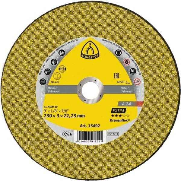 Klingspor 72 VágókorongA 24 EX125X2,5X22,23