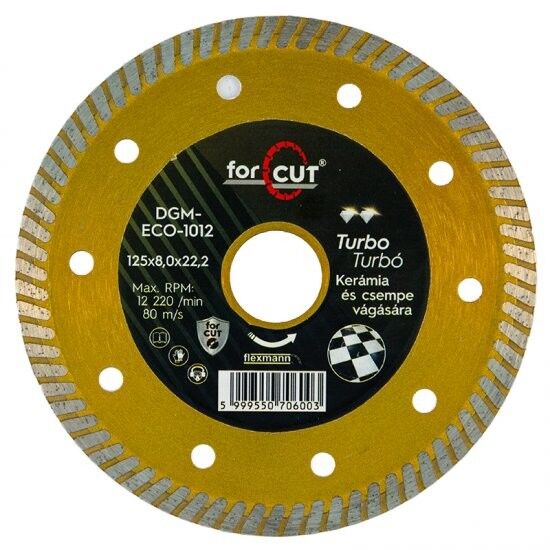Flexmann For Cut gyémánttárcsa DGM-ECO 125x1,2x8x22,2 arany színű...