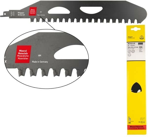 Klingspor szablyafűrészlap tégla 460x50x2,5 mm