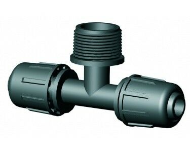 LPE T-idom külső menettel 16 x 1/2 x 16