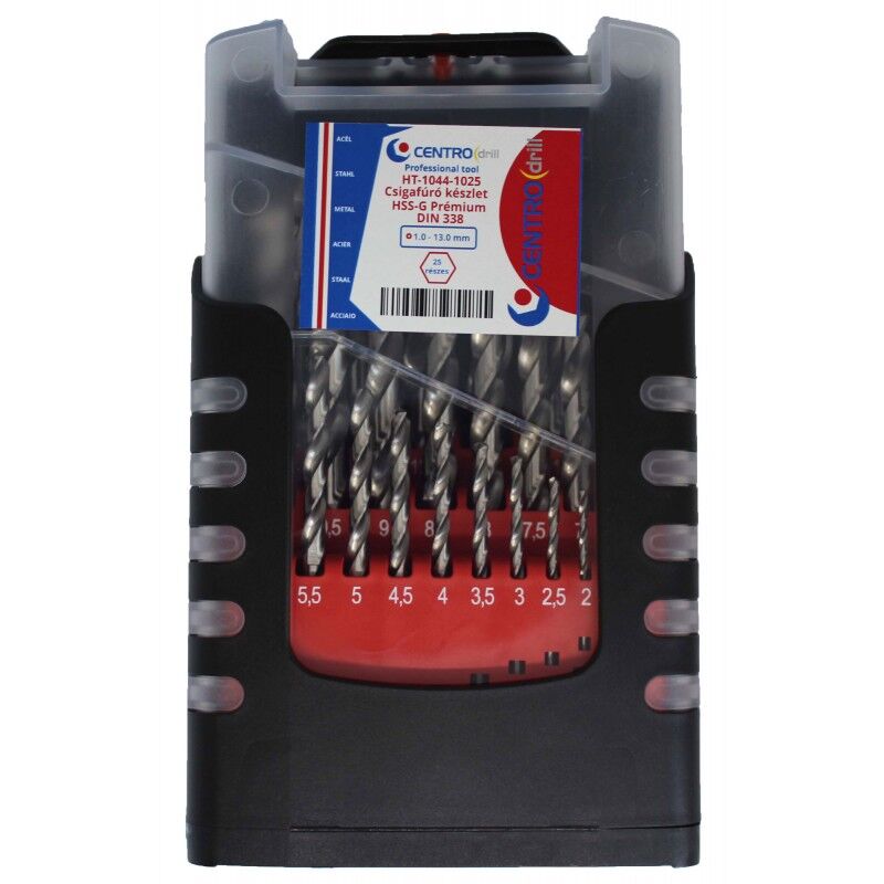 Csigafúró Klt. centrotool HSS-G 25r 1-13mm