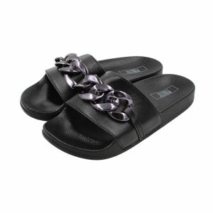Damen-Slipper mit übergroßer Zierkette, Perletti, 40 EU 128638824 - Perletti