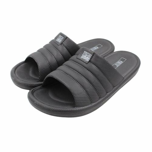 Kényelmes és tartós férfi papucs, Perletti, fekete, 43 EU