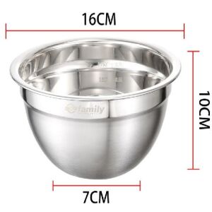 Family keverőtál fém 16X10cm 128651070 - Keverőtál