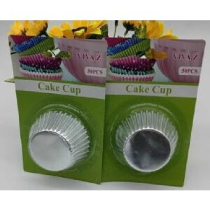 family muffin papír 50db-os 7cm ezüst 128651298 - Muffin papír