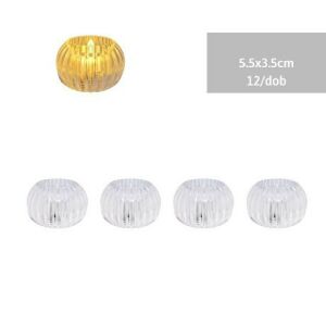 Family mécses led átlátszó 5,5x3,5cm 128652289 - Mécses