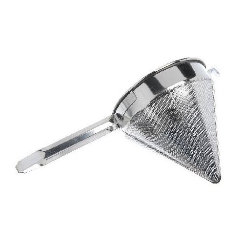 Kúpos rozsdamentes acél szűrő, 250 mm átmérő, 2 mm-es háló - Szűrő és szita