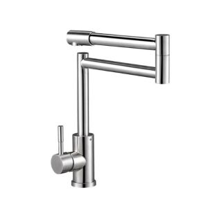 Zegor SAP4-C090 Chrom Einhebel-Küchenspüle mit Ausziehbarer Auslauf - Wasserhahn