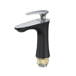 Zegor SAT1-A010YB черен едноръководен смесител за мивка с керамичен патрон - Дом и градина