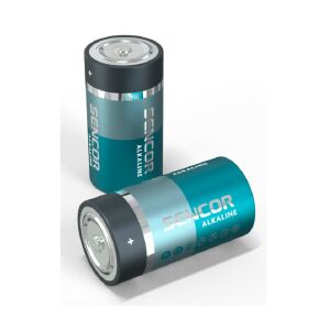 Sencor Alkáli Elemek D, 1,5V, LR20, 2 db-os kiszerelés - Sencor