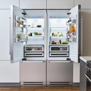 Bertazzoni Heritage kollekció 556 literes beépített franciaajtós hűtőszekrény alsó fagyasztóval - Beépíthető hűtőszekrény