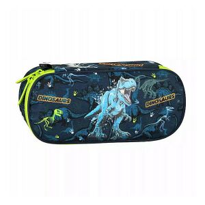 Starpak dinoszauruszos ovális tolltartó - Glow 128674431 - Starpak