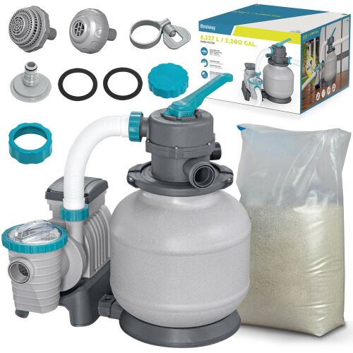 Pieskový filter Bestway 58499 8327 l/h s pieskom 25kg