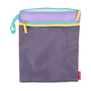 SKIP HOP Spark Style Vrecko nepremokavé fialovo-ružová 30 x 38 cm 128675523