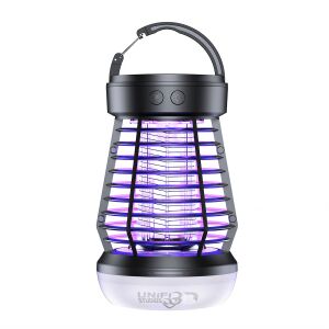 Lampă UV anti-insecte 2-în-1 UNIFI Studios, 15W, 4200V, USB-C, LED, 3 niveluri de luminozitate, lumină SOS, baterie 2000mAh - Capcane pentru insecte