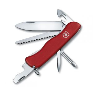 Victorinox Trailmaster zsebkés piros markolattal, pengével, fűrésszel, palacknyitóval és csavarhúzóval - Zsebkés tok & Bicskatok