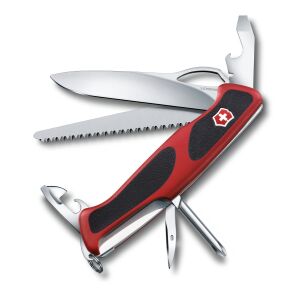 Victorinox Delemont RangerGrip 78 svájci bicska többféle eszközzel, beleértve a fűrészt, pengét és csavarhúzót - Zsebkés tok & Bicskatok