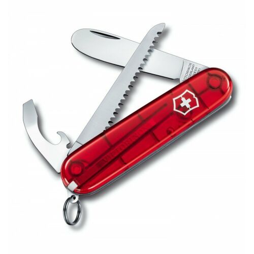 Victorinox My First piros svájci bicska lekerekített pengével és fűrésszel
