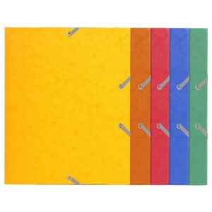 Gumis mappa, prespán, A5, EXACOMPTA, vegyes színek 128682154 - Iratrendezés