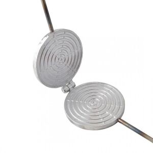 Alumínium ostyasütő, 13 cm átmérőjű, édes és sós ostyák sütéséhez - Ostyasütő