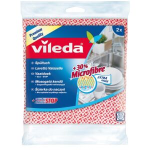 xVileda mosogató kendő 2db/cs microfiberrel F17302 128692201