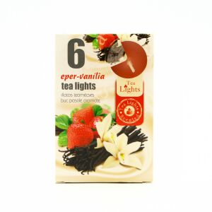 Illatmécses eper-vanília 6db-os 128694877 - Mécses