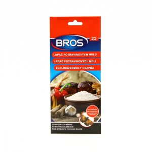 Bros ételmoly csapda, 2 db/csomag, 3 hónapig hatékony, elkapja és elpusztítja az ételmolyokat - Rovarcsapda