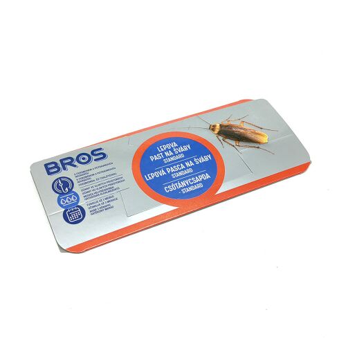 Bros csótánycsapda, ragacsos csapda csótányok fogására, hatékony ezüstmolyok ellen, nem mérgező, biztonságos gyermekek, háziállatok és allergiások számára