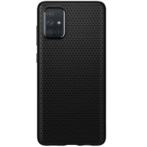 Spigen Liquid Air fekete háromszög mintás telefontok Samsung Galaxy M52 5G-hez - Spigen