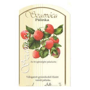 Pálinka címke 10 db/cs szamóca 128695300 - Bor & Pálinka főzés